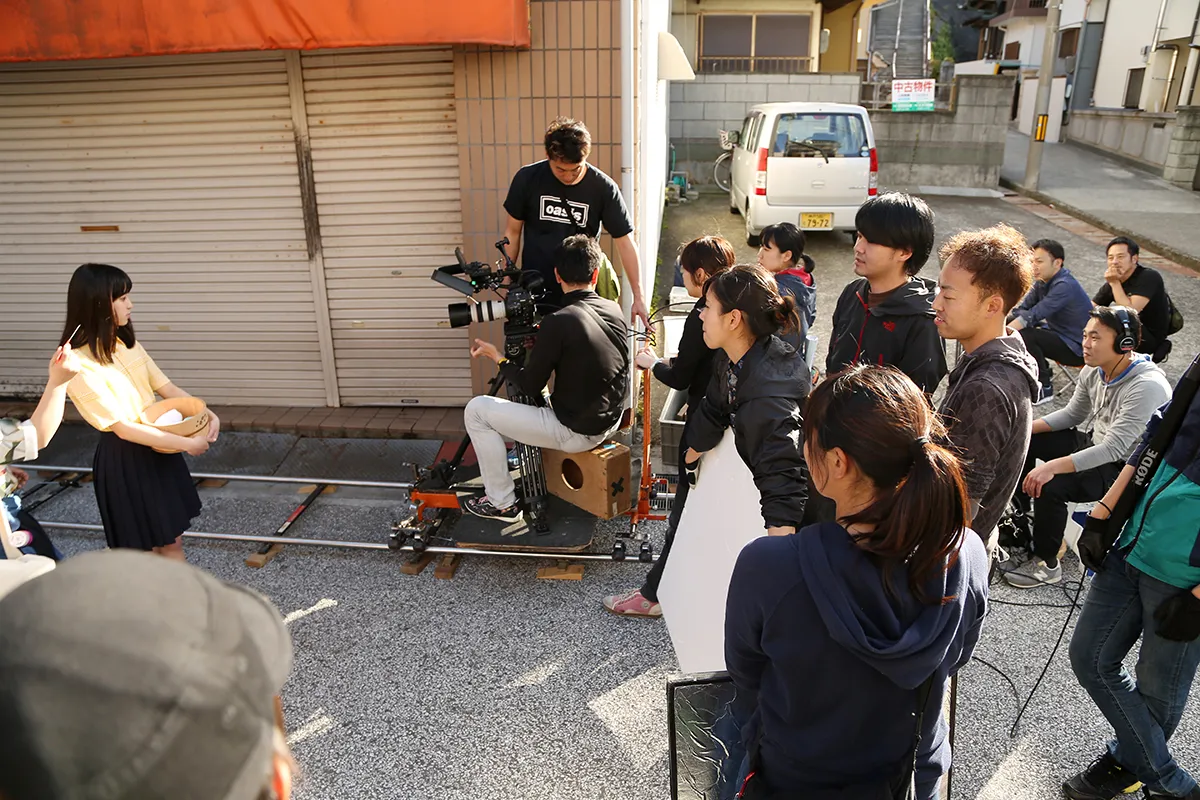 映画「あったまら銭湯」ロケ現場