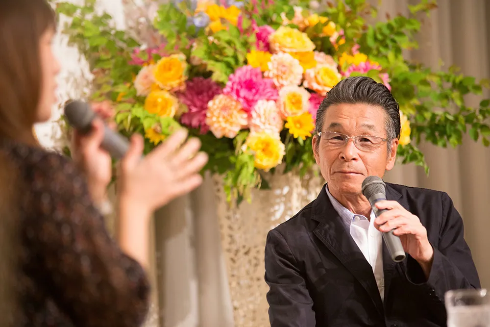 映画「時代おくれ」トークショー（間寛平氏）