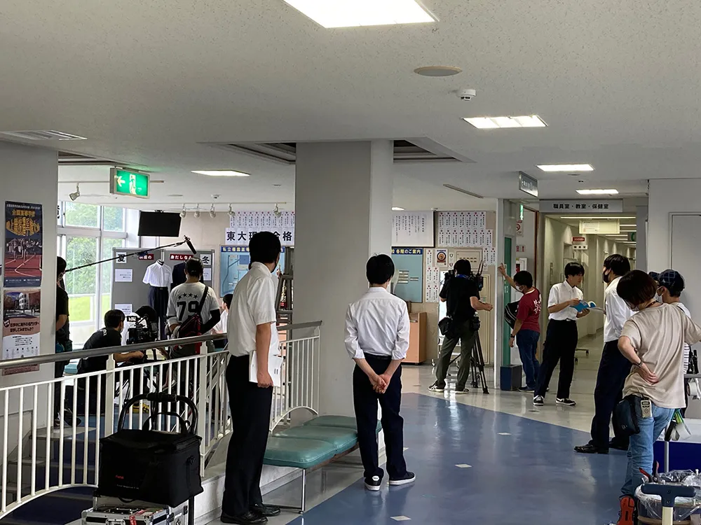 ドラマ「メンズ校」ロケ現場