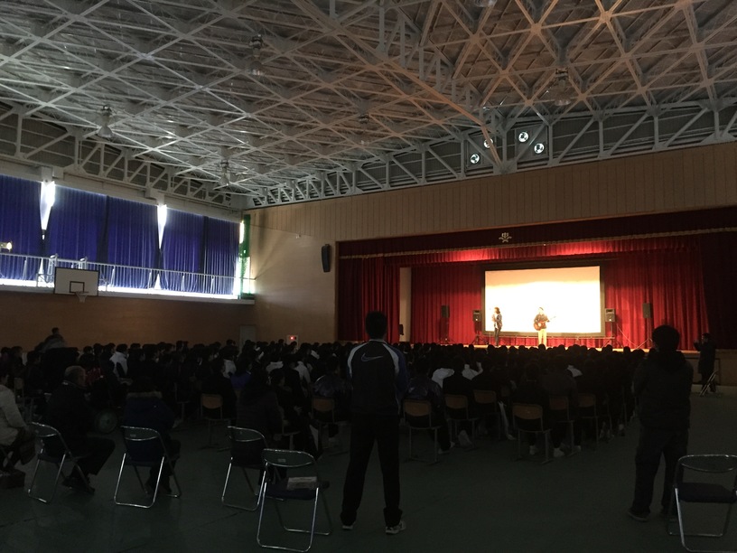 種まく旅人 学校上映（五色中学校）